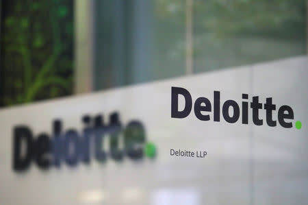 Offices of Deloitte are seen in London, Britain, September 25, 2017. REUTERS/Hannah McKay