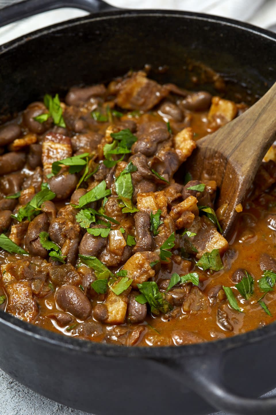 <p>It seems all too often <a href="https://www.delish.com/cooking/a25656923/how-to-cook-black-beans/" rel="nofollow noopener" target="_blank" data-ylk="slk:black beans;elm:context_link;itc:0;sec:content-canvas" class="link ">black beans</a> steal the spotlight from the slightly less popular pinto bean. We're here to say: <em>give pintos a chance! </em>They're ultra creamy, a little smoky, and super versatile. This <a href="https://www.delish.com/cooking/recipe-ideas/g2020/top-bacon-recipes/" rel="nofollow noopener" target="_blank" data-ylk="slk:bacon;elm:context_link;itc:0;sec:content-canvas" class="link ">bacon</a>-infused recipe works wonders on both canned <em>and</em> dried beans, so you can make them in under 30 minutes if you're short on time.</p><p>Get the <strong><a href="https://www.delish.com/cooking/recipe-ideas/a32293459/pinto-beans-recipe/" rel="nofollow noopener" target="_blank" data-ylk="slk:Smoky Pinto Beans recipe;elm:context_link;itc:0;sec:content-canvas" class="link ">Smoky Pinto Beans recipe</a></strong>.</p>