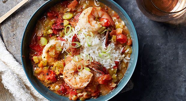 Saucy Creole Shrimp