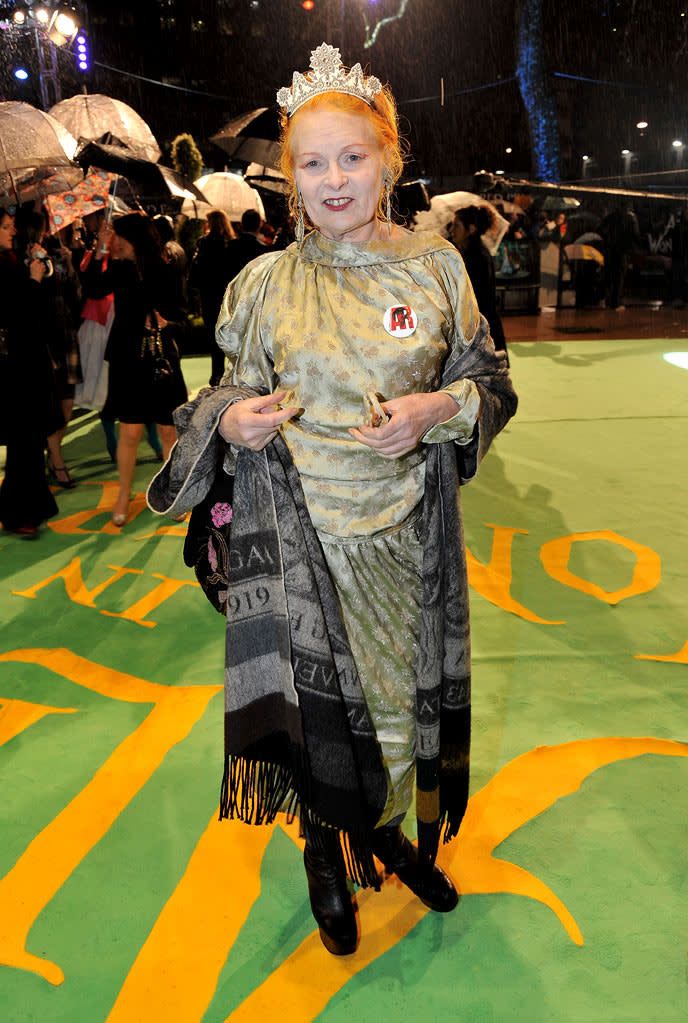 Alice in Wonderland UK Premiere 2010 Vivienne Westwood