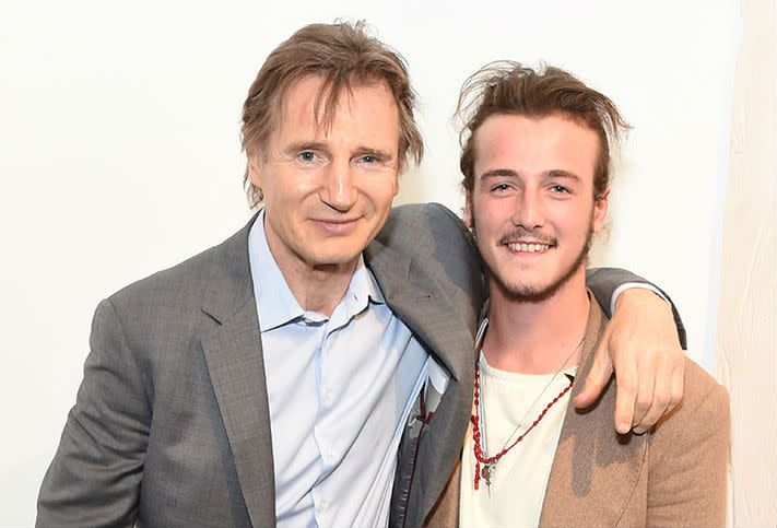 Liam Neeson and his son Micheál (Credit: Getty)