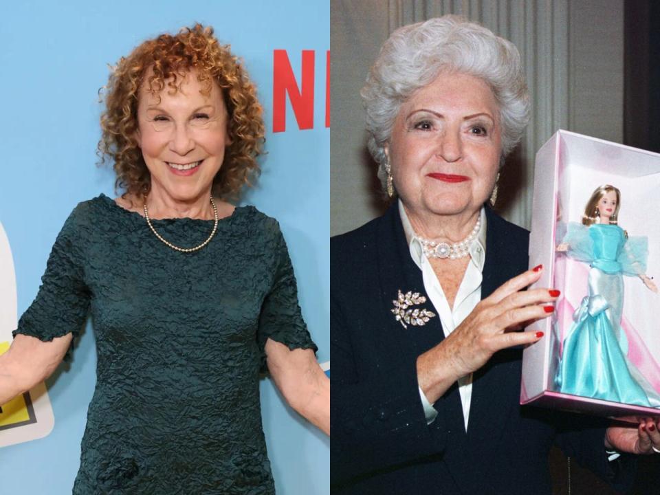 Rhea Perlman plays Ruth Handler in Barbie