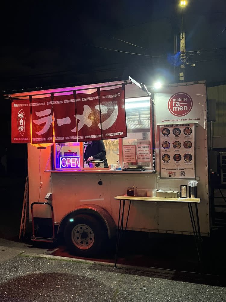Midnight ramen food trailer