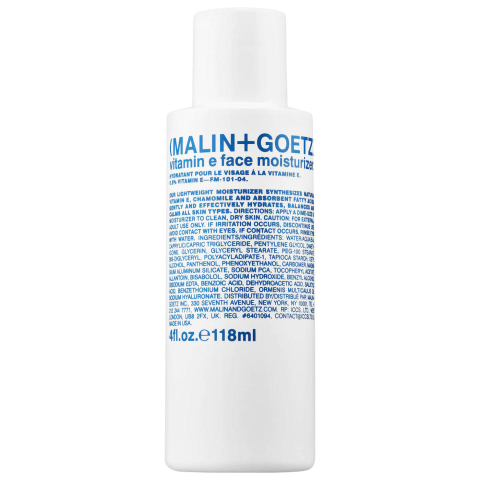 MALIN+GOETZ Vitamin E Face Moisturizer. Image via Sephora