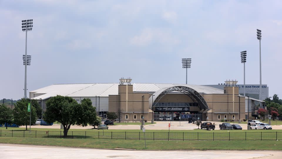 The Grand Prairie Cricket Stadium in Dallas, Texas, will host the first game of the men's 2024 T20 World Cup. - Shelby Tauber/Bloomberg/Getty Images