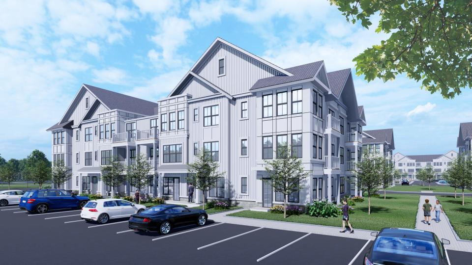 A rendering of the proposed Colts Neck Manor along Route 537 in Colts Neck.