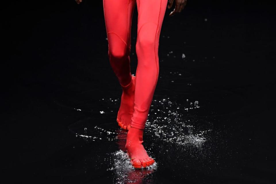 Water socks at Balenciaga fall ’20. - Credit: Shutterstock