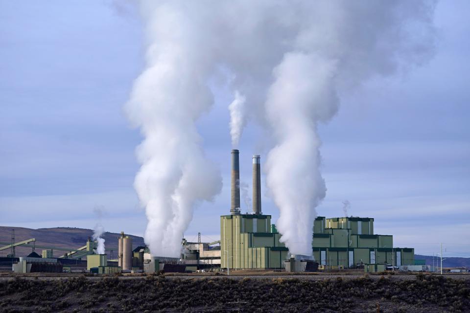 Steam billows from a coal-fired power plant on Nov. 18, 2021, in Craig, Colo. The Supreme Court on June 30 limited how the nation’s main anti-air pollution law can be used to reduce carbon dioxide emissions from power plants. By a 6-3 vote, with conservatives in the majority, the court said that the Clean Air Act does not give the Environmental Protection Agency broad authority to regulate greenhouse gas emissions from power plants that contribute to global warming.