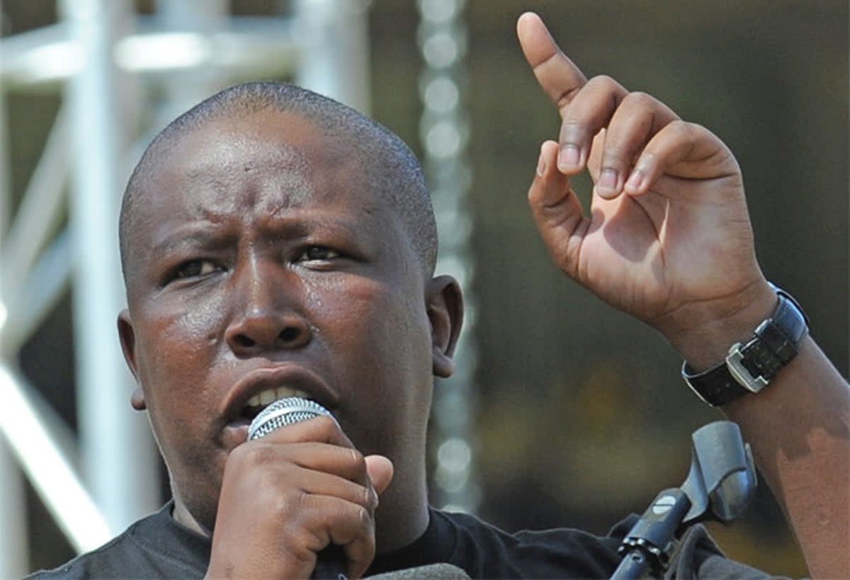 Leader of the Economic Freedom Fighters, Julius Malema, has called for an occupation of the streets (AFP/Getty Images)