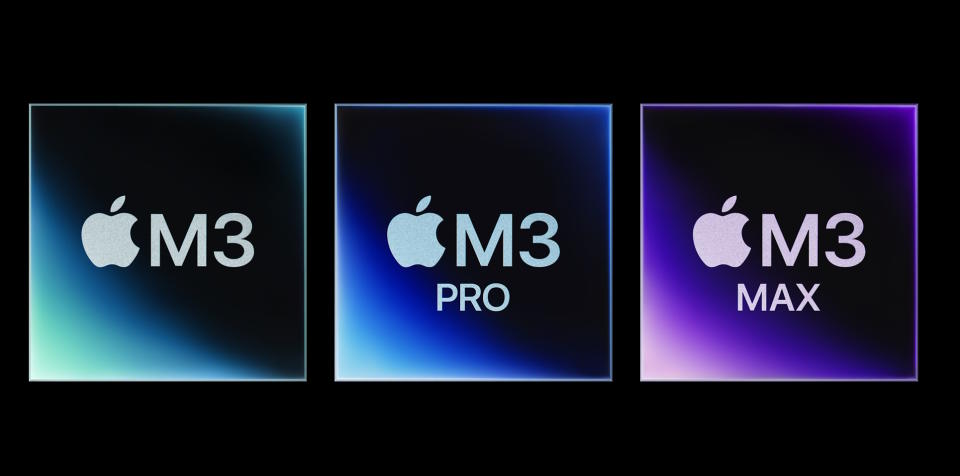 Logos des puces Apple M3