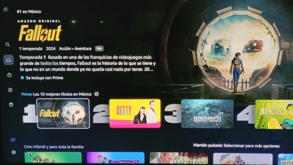 Fallout destronó a Yo soy Betty, la Fea en México y Colombia en Prime Video