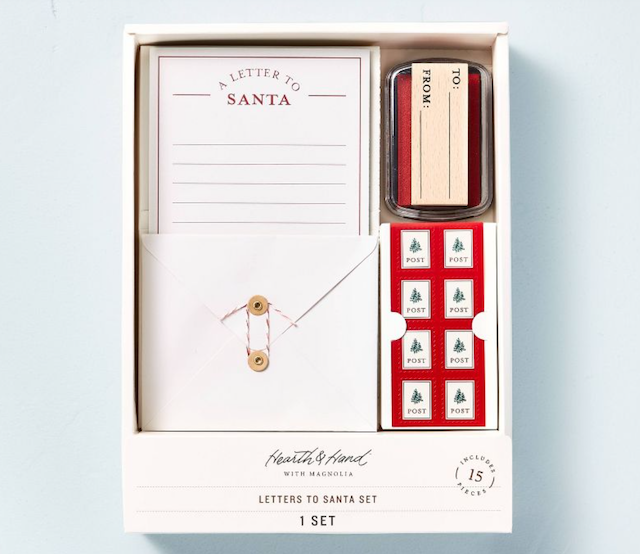 Hearth & Hand Letters to Santa Stationery Set
