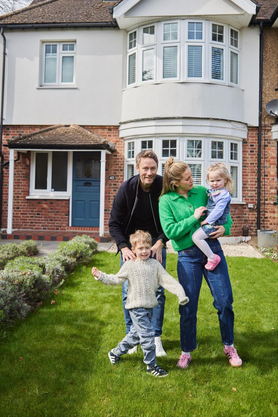 The Helmich family swapped their two-bedroom flat in Queens Park for a four-bedroom semi-detached house in Teddington (Juliet Murphy)