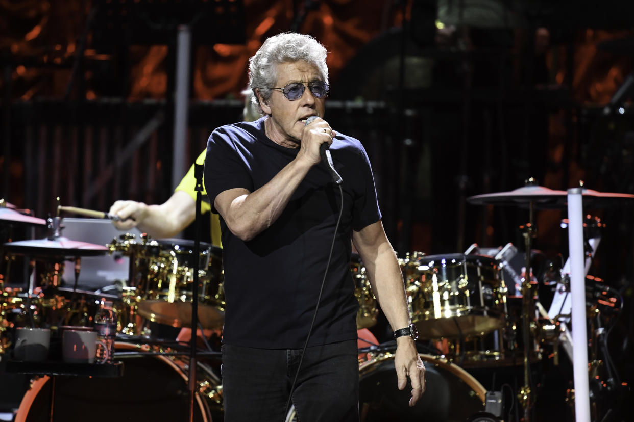 SUNRISE, FL- SEPTEMBER 20: Roger Daltrey performs with The Who: Moving On! Tour at the BB&T Center in Sunrise, Florida, September 20, 2019. (Photo by Ron Elkman/USA TODAY NETWORK/Sipa USA)