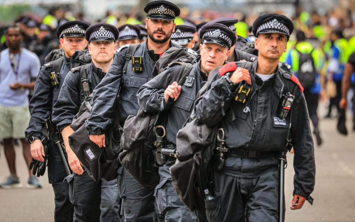 Police at Notting Hill Carnival