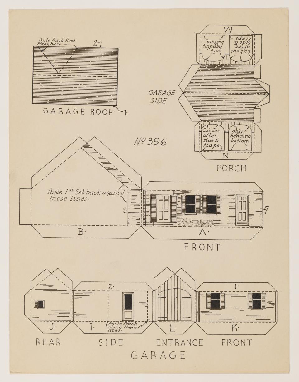 A Royal Barry Wills house pattern advertised in a 1973 issue of Ladies’ Home Journal.