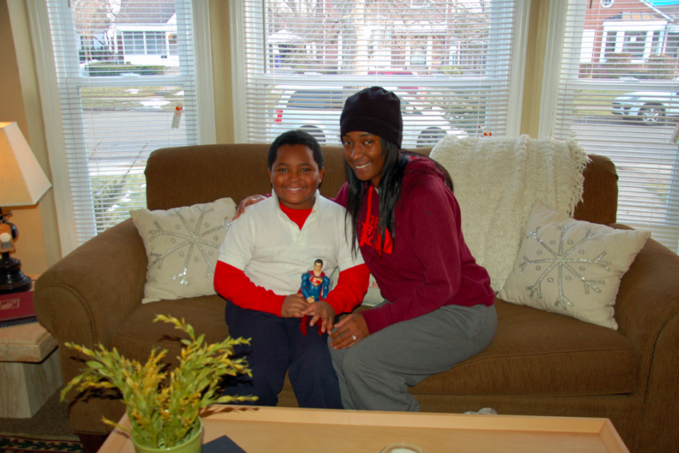 <em>Daeyrs has spent most of his life in homeless shelters with mum Dionna (Caters)</em>