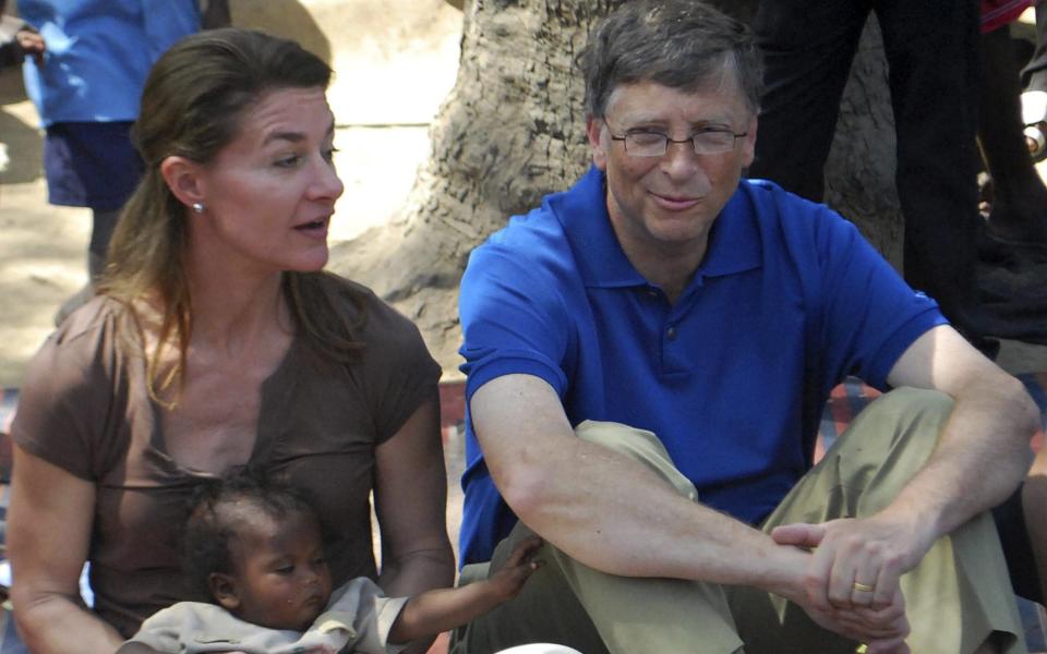 Melinda and Bill Gates in 2011, the same year he first met Jeffrey Epstein - STRDEL/AFP/Getty Images)
