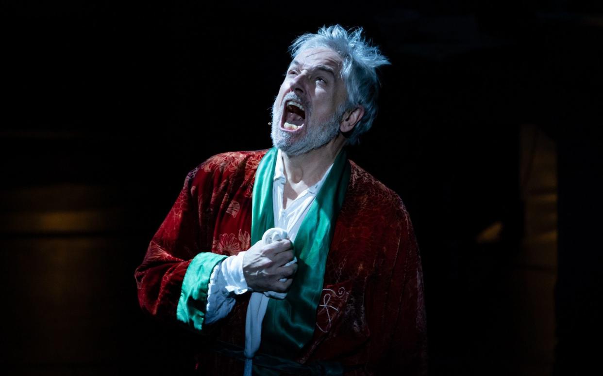 Brian Conley as Scrooge in A Christmas Carol at the Dominion - Nick Rutter