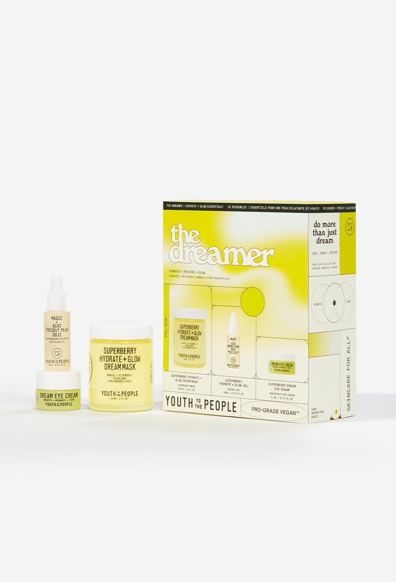 10) The Dreamer Hydrate Skincare Kit ($76 Value)