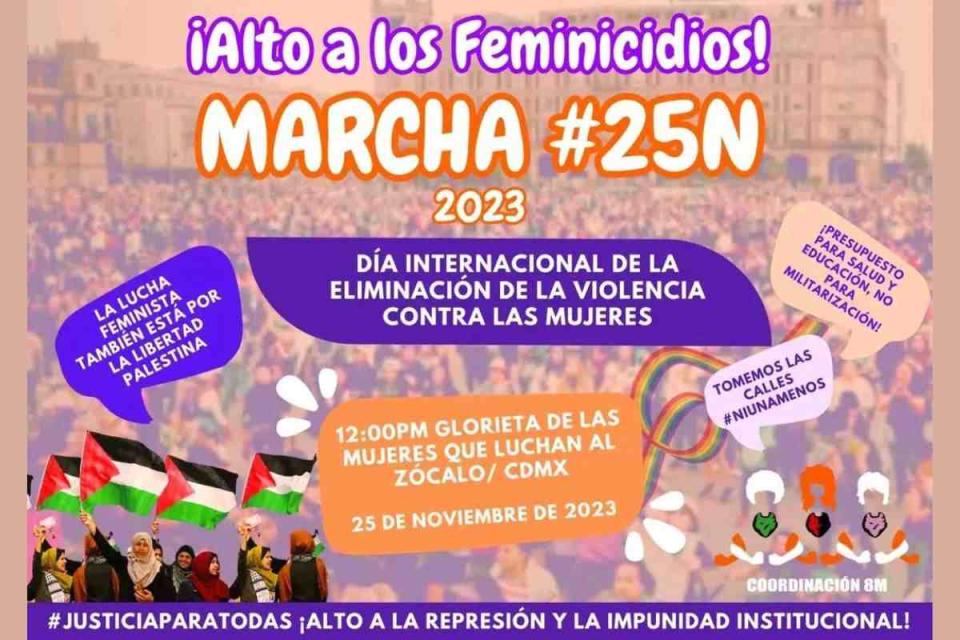 cdmx marcha cdmx 25n