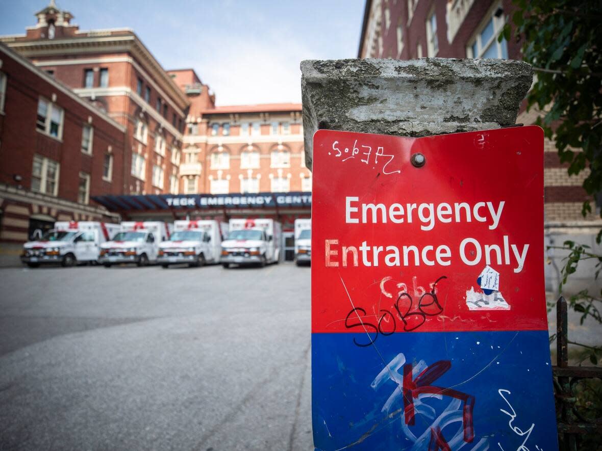 A memo to emergency department staff at St. Paul's Hospital suggests doctors who call in sick could soon have to pay out of pocket to have to have their shifts covered.  (Ben Nelms/CBC - image credit)