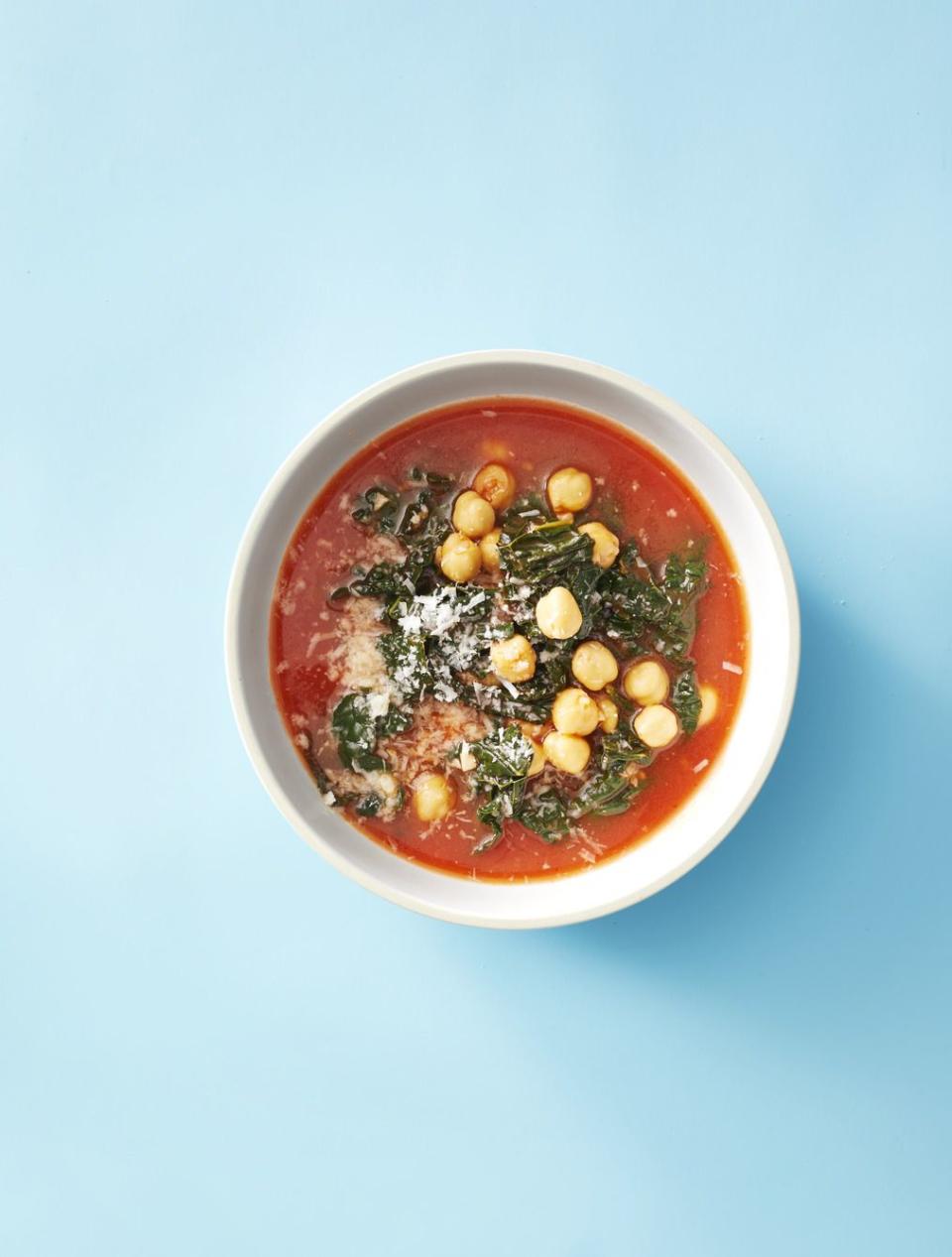 10) Kale and Chickpea Soup