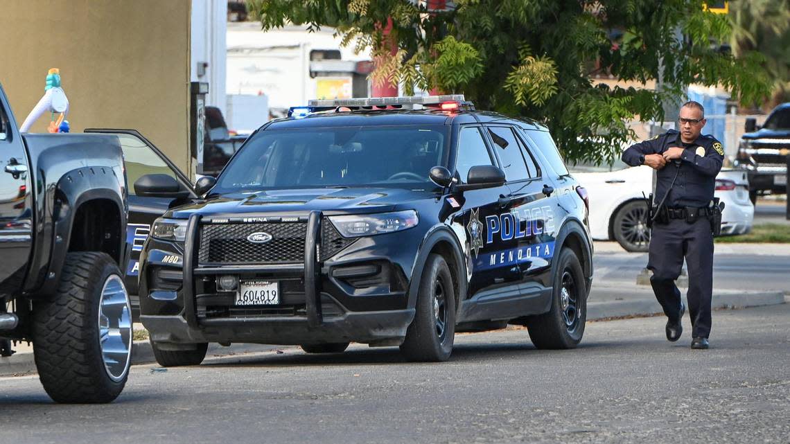 Following a multi-agency gang sweep about five years ago, the Mendota police department has seen a drop in violent crime and has spent more time responding to smaller crimes and speeding vehicles. CRAIG KOHLRUSS/ckohlruss@fresnobee.com
