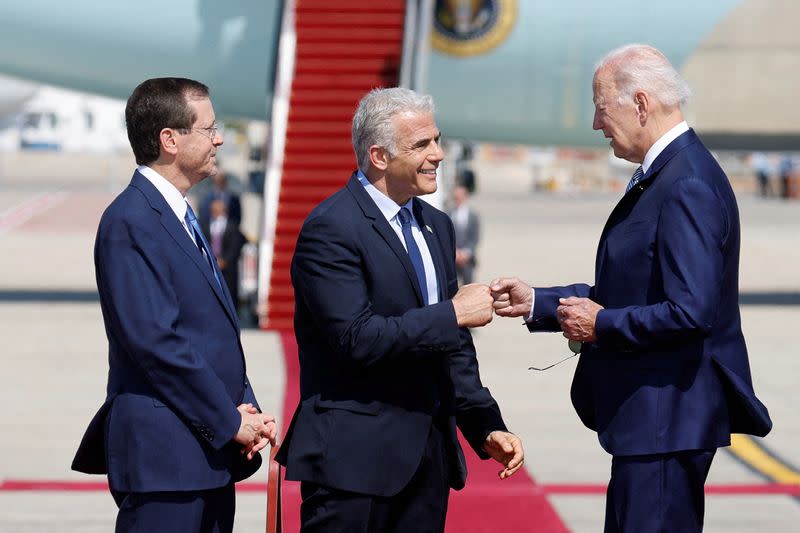 U.S. President Biden visits Israel