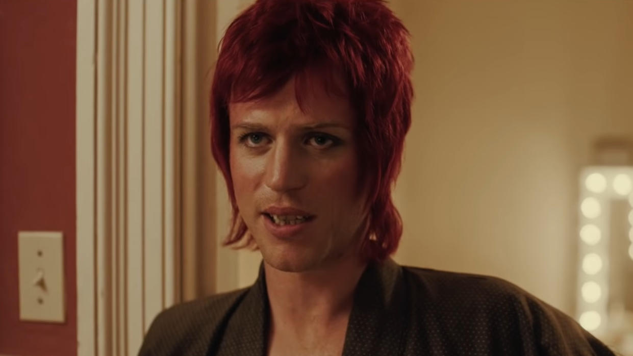 Johnny Flynn as David Bowie in the trailer for 'Stardust'. (Credit: IFC Films)