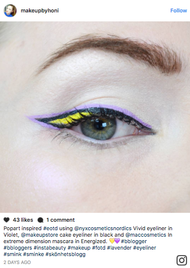 Layered eyeliner is blowing up Instagram right now. Here's how to get the multi-colored version of the classic winged liner look.