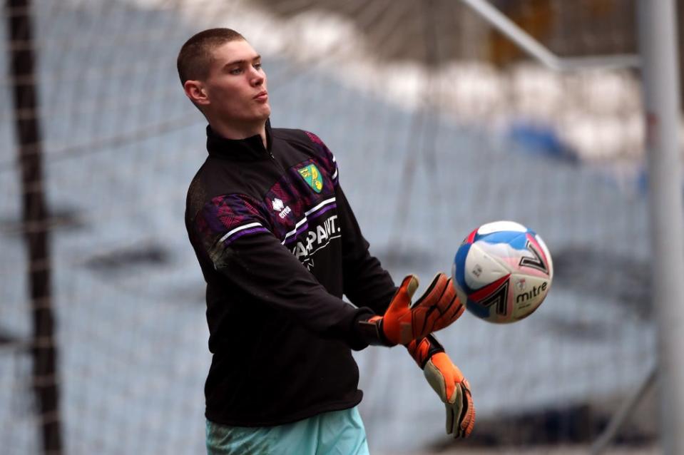 Norwich goalkeeper Dan Barden is back in the Wales Under-21 squad seven months after being diagnosed with testicular cancer (Nick Potts/PA) (PA Archive)
