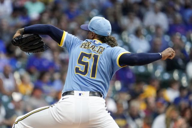 Freddy Peralta on Brewers' 14-4 win over Cubs 