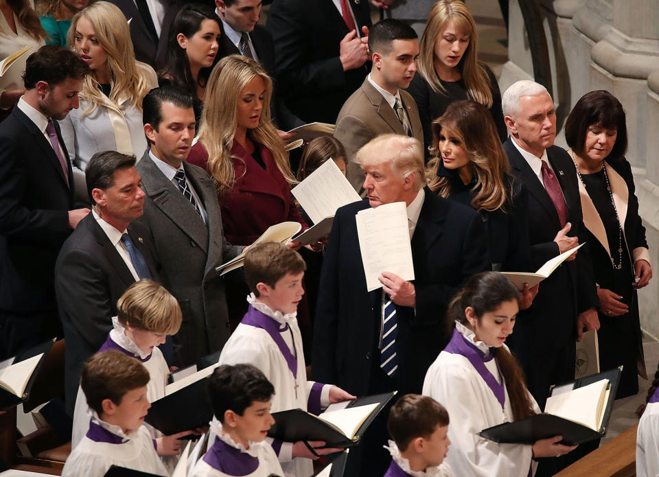 President Trump attends National Prayer Service