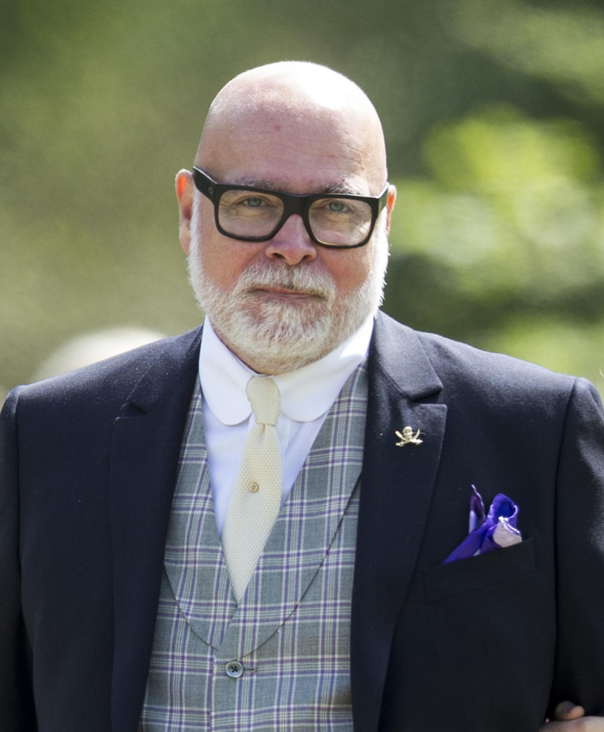 ENGLEFIELD GREEN, ENGLAND - MAY 20:  Gary Goldsmith attends the wedding of Pippa Middleton and James Matthews at St Mark's Church on May 20, 2017 in Englefield Green, England. (Photo by UK Press Pool/UK Press via Getty Images)