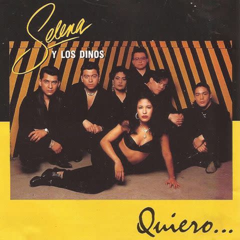 <p>GP Productions</p> Selena y Los Dinos' album for 'Quiero.'