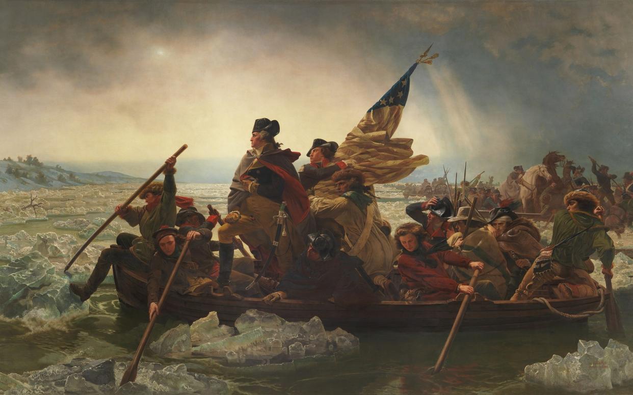 Invasion: Washington Crossing the Delaware (1851) by Emanuel Leutze - Heritage Images