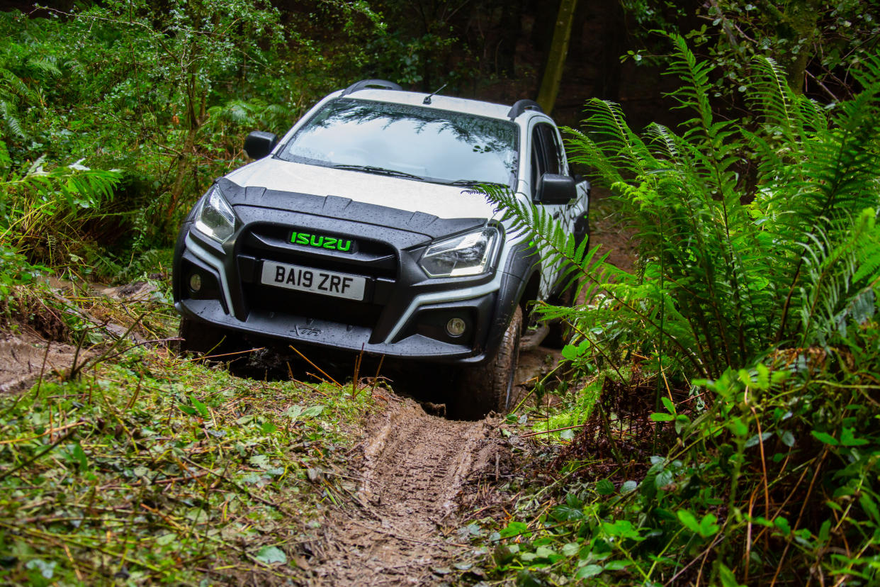 The D-Max remains formidable off-road