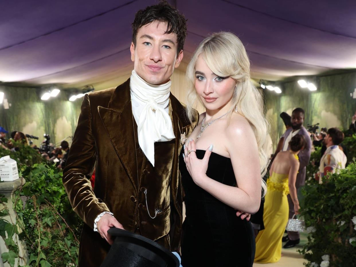 Barry Keoghan and Sabrina Carpenter attend The 2024 Met Gala