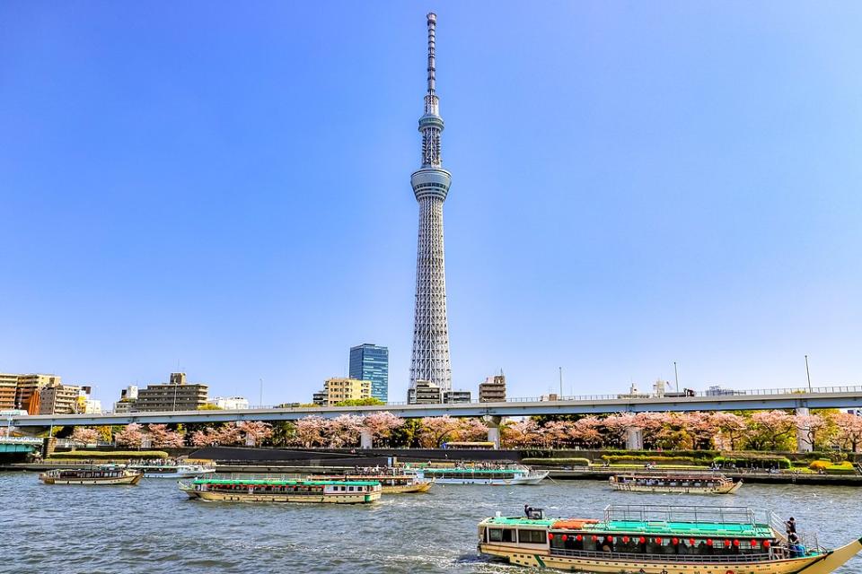 隅田公園 (Photo byくろふね, License: CC BY-SA 4.0, Wikimedia Commons提供)