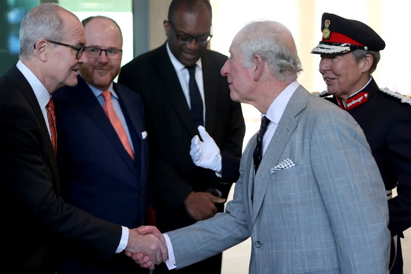 Prince of Wales visits Cambridge