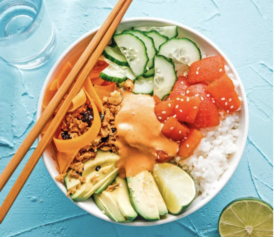 Vegan Tuna Sushi Bowl