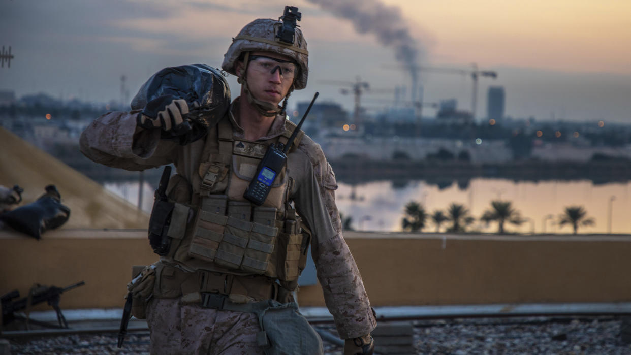 a U.S. Marine with 2nd Battalion