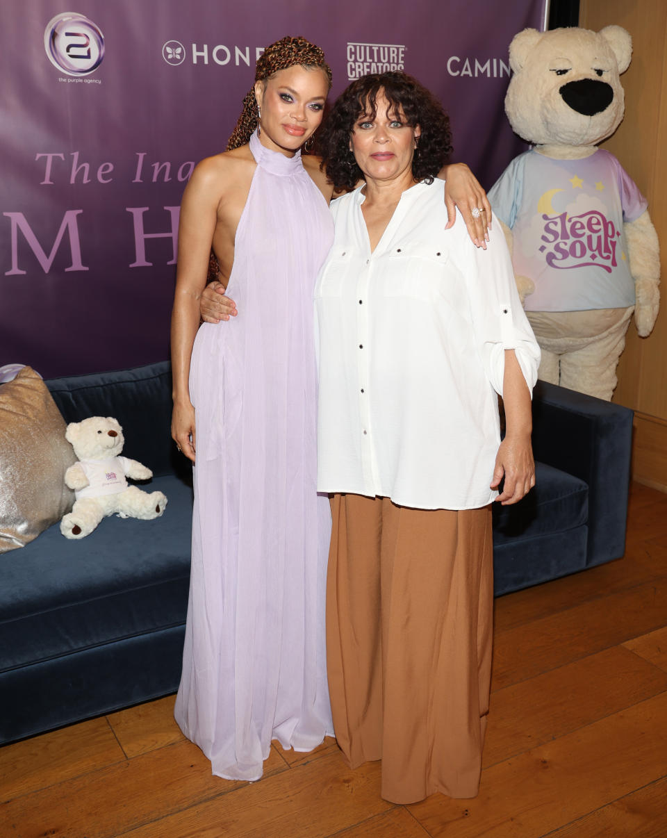 Andra Day and her mom 