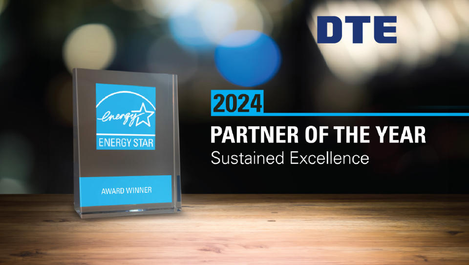 The award recognizes DTE for its continued outstanding leadership in tackling climate change and promotion of ENERGY STAR benefits