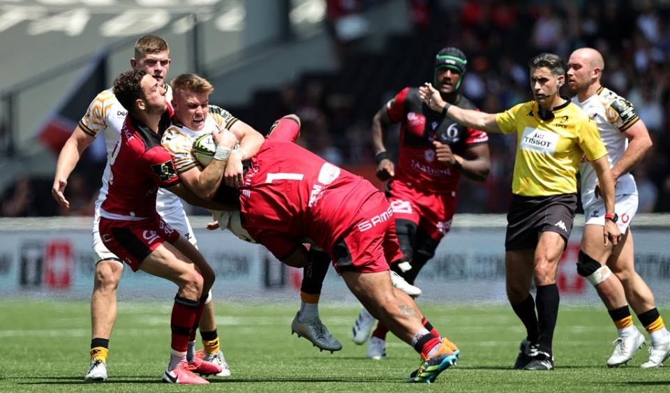 Lyon’s physicality helped them defeat Wasps in the EPCR Challenge Cup semi-finals (Getty Images)