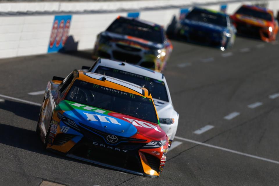 Kyle Busch led 274 laps on Sunday. (Getty)