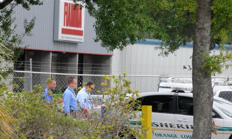 The gunman entered the premises of Fiamma, a manufacturer of awnings for recreational vehicles, at about 8am, armed with a semi-automatic pistol and a large hunting knife.