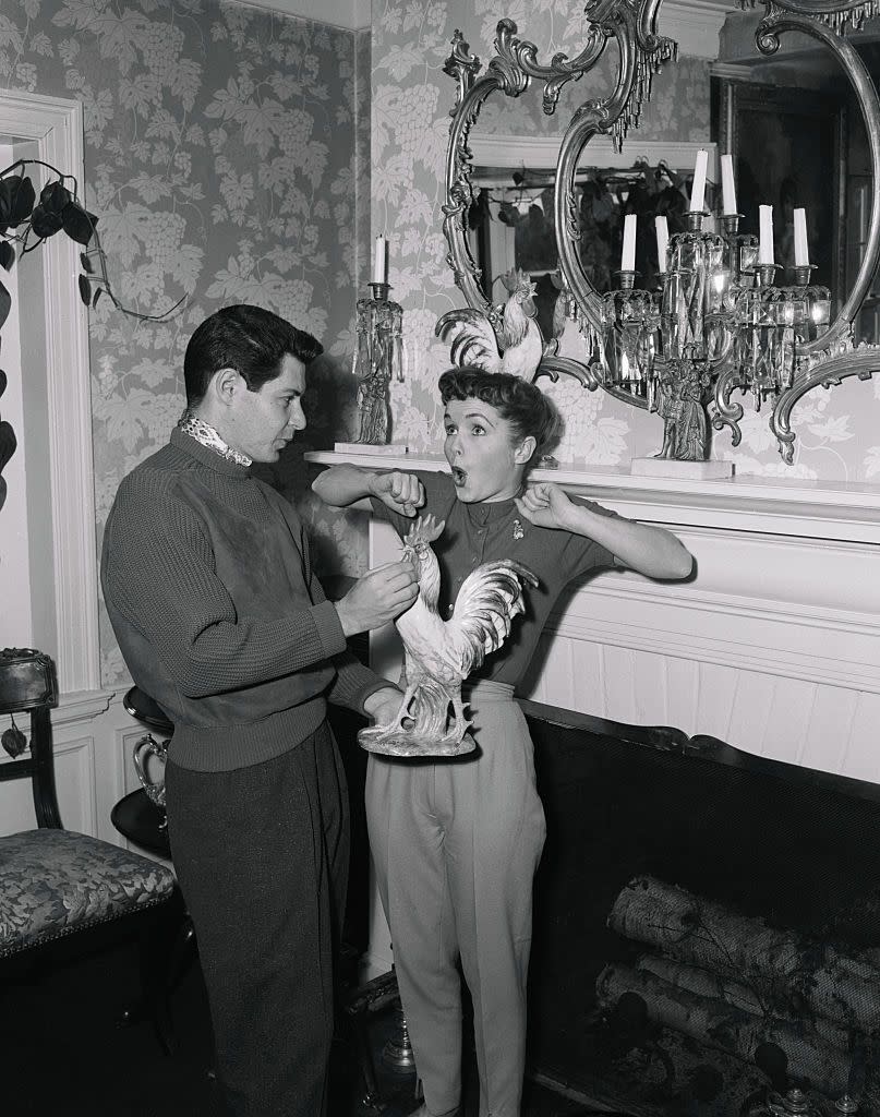 Debbie Reynolds and Eddie Fisher