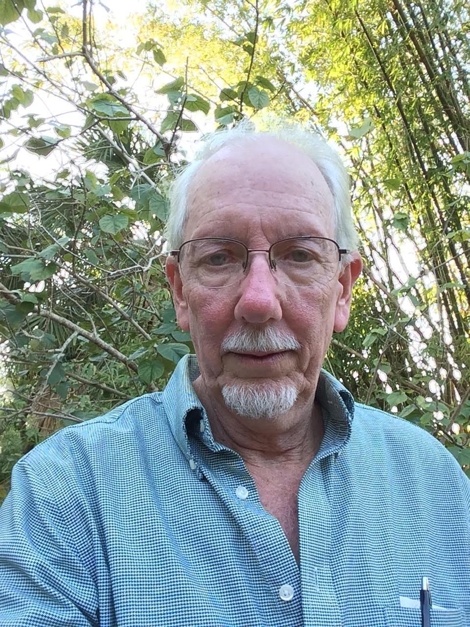Avocational archaeologist and historian Charlie Strader.